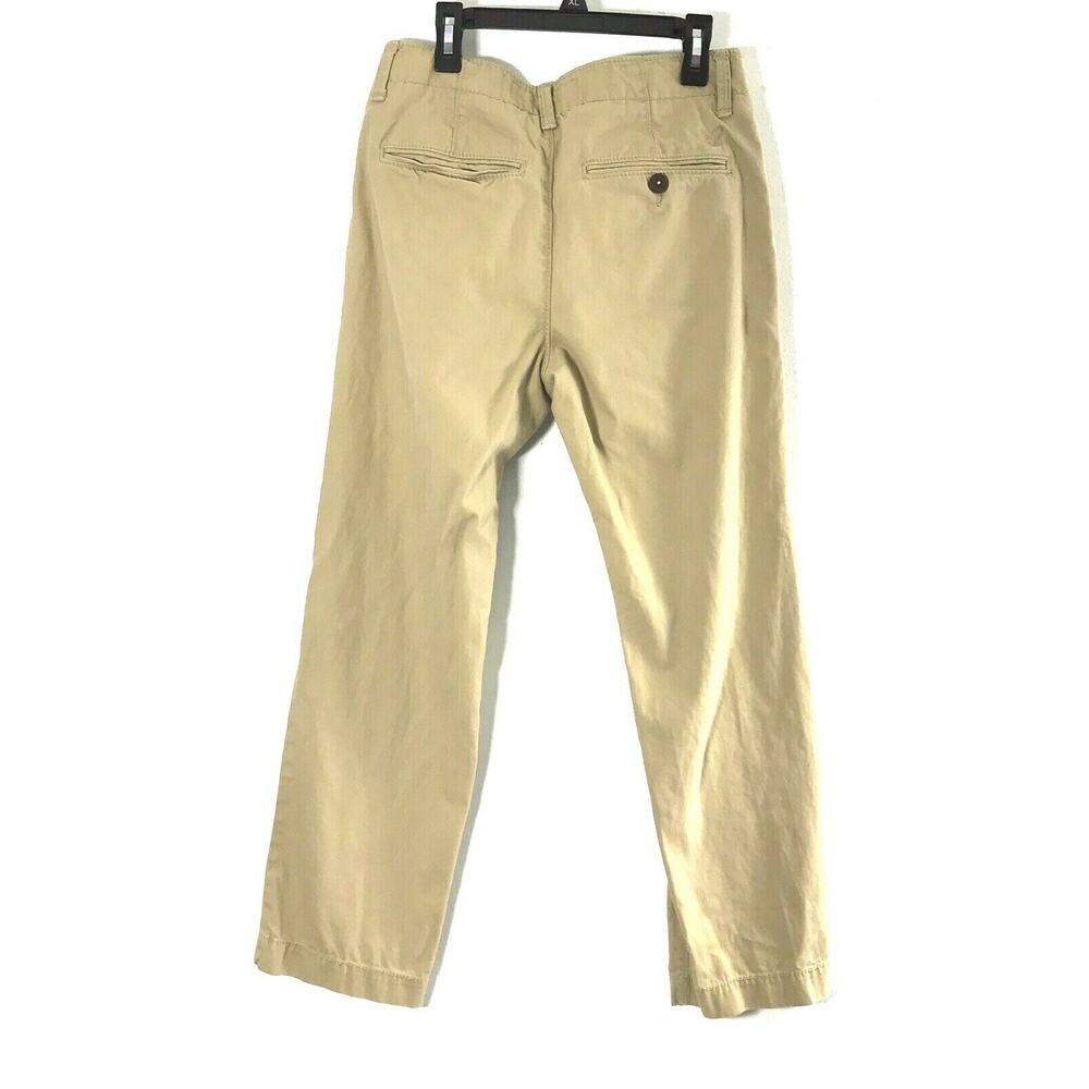 American Eagle Khaki Pants Mens‎  26 x 27 Tan Original Straight Uniform School - Picture 2 of 11